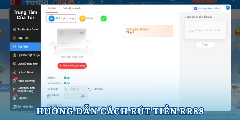 Hướng dẫn thao tác rút tiền cực đơn giản